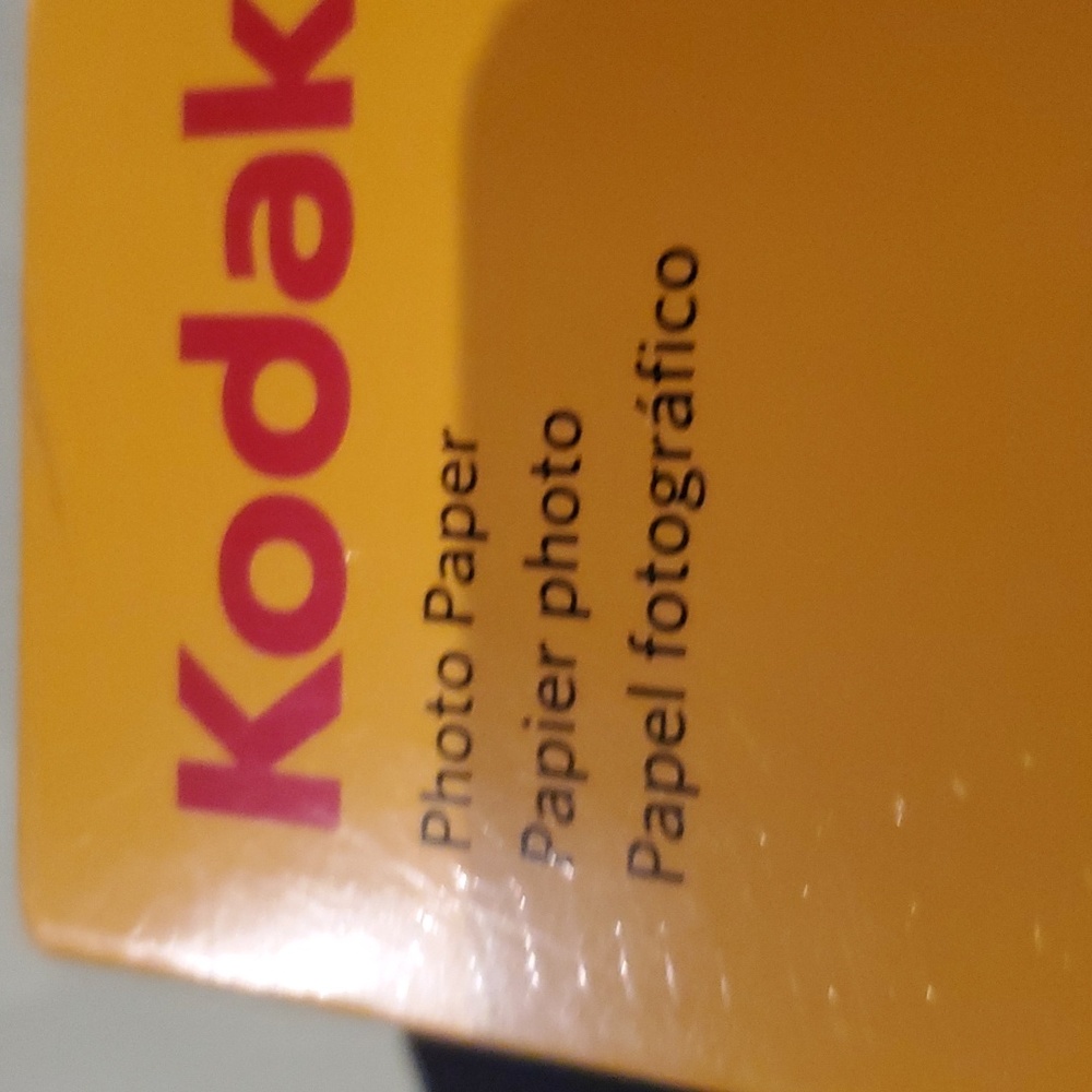 Kodak photo paper